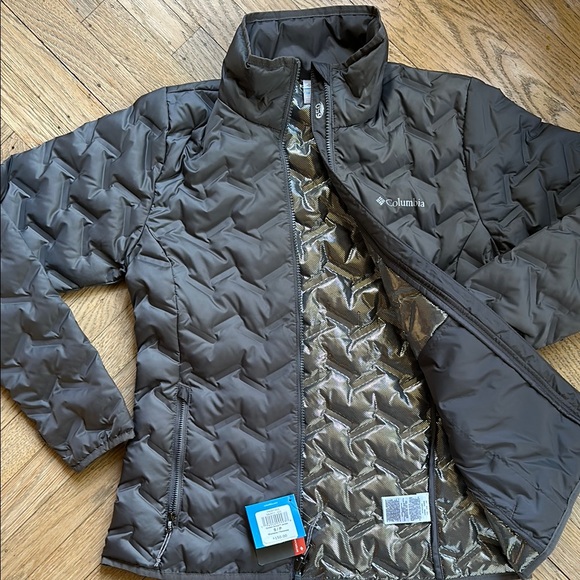 Columbia Omni-Heat 650 Gray Puffer Jacket NWT - Picture 2 of 4